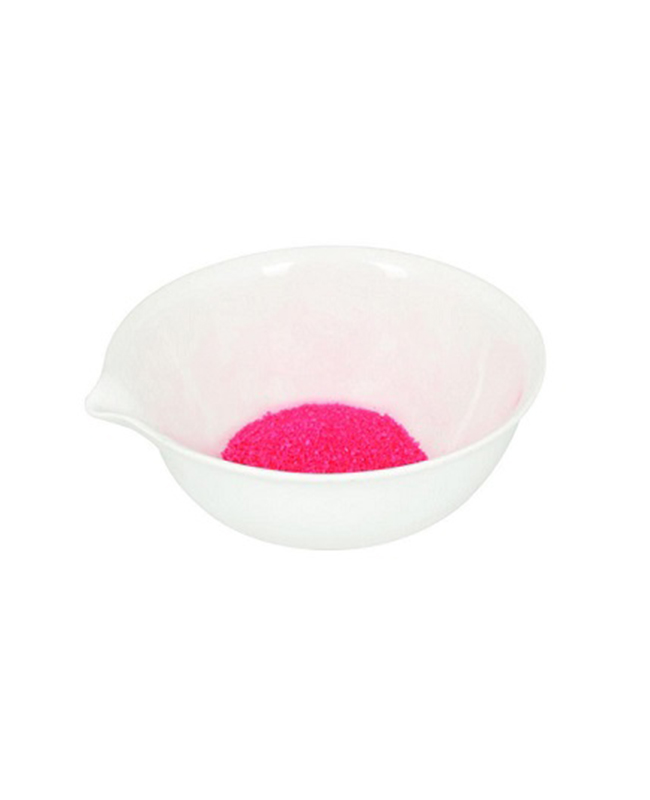 Capsula de evaporación, forma redonda, con pico, calidad superior. Totalmente esmaltado