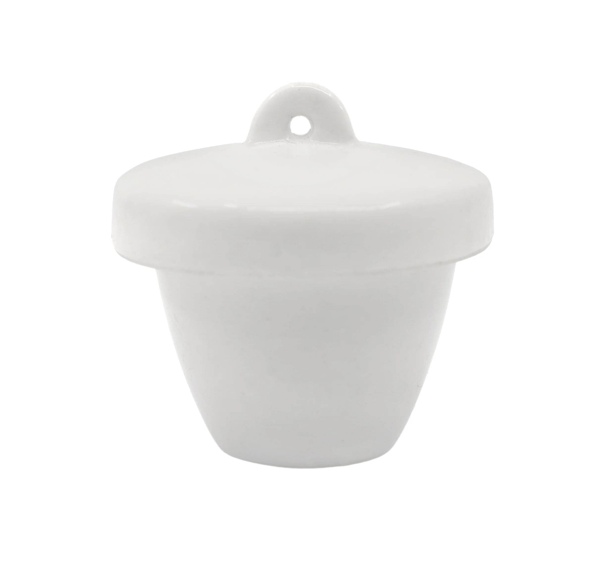 Crisol de porcelana con tapa, forma alta - Imagen 2